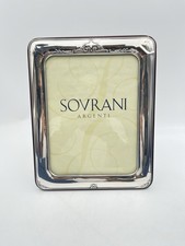 SOVRANI ARGENTI ITALY STERLING SILVER 925 PICTURE FRAME 7” x 9” picture