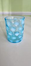 Glass Tumbler Opalescent Blue Coinspot picture