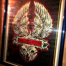 Easyriders Harley Davidson Vintage Poster 70s 80s Motorcycle Biker Memorabilia picture