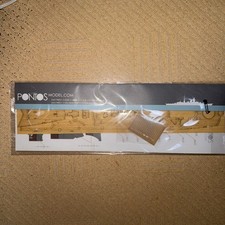 1 350 PONTOS MODEL COM Pontos Model Com Wooden Deck Type 1 for German Battleship picture