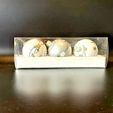 Royal Copenhagen Royal Christmas Set of 3 Ornaments 1640178 NEW in Box picture