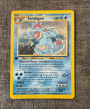 Pokémon TCG Neo Genesis Feraligatr 1st Ed Holo Rare 5/111 Eng 2000 - Mint picture