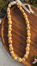 Vintage Fairmont Orchid Hawaii Kukui Nut Lei Hali’a Aloha Resort Souvenir picture