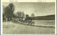 Whaley Lake Holmes New York 1943 Vintage Postcard picture