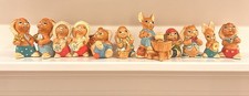 Vintage Pendelfin Rabbit Figurine Lot Music Band England Bunny Collection picture