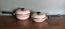 Vintage Regal Ware Cast Aluminum 1 & 2 Quart Sauce Pans Pot's w/ Lid USA  picture