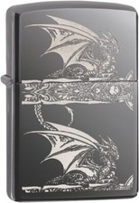 Zippo Anne Stokes Dragon Black Ice 28961 picture