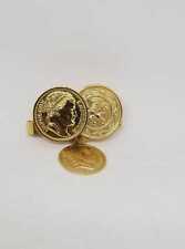 Vintage Napoleon coin Sarah Coventry tie clip scarf lip gold tone picture