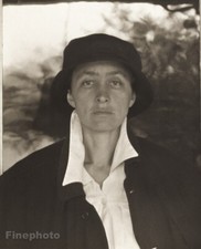 1921 Painter GEORGIA O'KEEFFE Artist By ALFRED STIEGLITZ Tritone Photo Art 12x16 picture