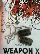 Wolverine Logan Dog Tags Necklace X-Men Weapon X picture