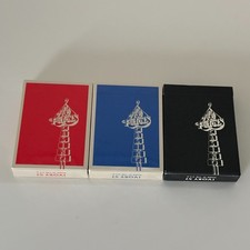 Ace Fulton’s Casino Classic Black Red Blue Playing Cards Ivory 37 Dan & Dave picture