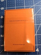 Kings Wild Playing Cards Federal 52 Gold Certificate Standard Deck picture