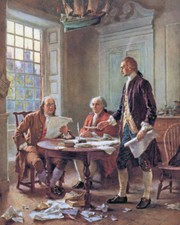 1776 BENJAMIN FRANKLIN 8x10 Photo JOHN ADAMS THOMAS JEFFERSON Declaration Print picture