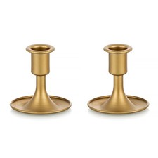 Candlestick Holders Taper Candle Holders, Romadedi Gold 2 pcs, picture