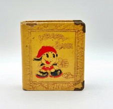 Vintage Scrappy Still Bank Book 1930's TV Cartoon Character Piggy Bank *No Key* picture
