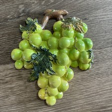 Vtg International TRC Co Resin Fruit Grapes Lore Art Decoration Hanging 6.5in picture