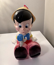 Schmid Disney Pinocchio Ceramic Bank Coin Bank Figurine picture