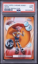 2026 Topps Disney Chrome Jessie Orange Refractor /25 PSA 9 MINT #195 picture