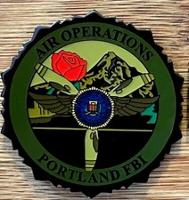 FBI - Portland Field Office - AIROPS FirstGEN OD SUPER RARE Challenge coin picture