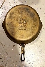 VTG Griswold Erie PA No. 7 Cast Iron Skillet 701 N Small Block Logo Resurfaced picture