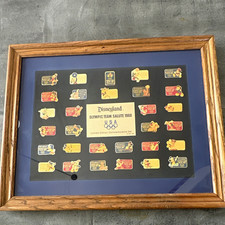 Vintage Disneyland Olympic Team Salute 1988 USA Olympics Limited Edition Pin Set picture
