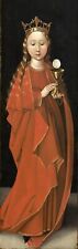 Oil painting Saint-Barbara-left-wing-exterior-1480-1490-Master-of-the-Starc 48 picture