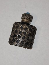 VINTAGE FRENCH AMETHYST PERFUME BOTTLE PETIT FLACON BY MAISON ARPAR picture