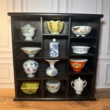 12 Franklin Mint 1983 Imperial Dynasty Miniature Vases Set With Shadow Box picture