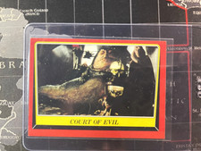 Topps 1983 Star Wars Return of the Jedi Court of Evil Jabba the Hutt #13 picture