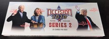 Decision 2020 Series 2 Election Political Factory Sealed Trading Card Box picture