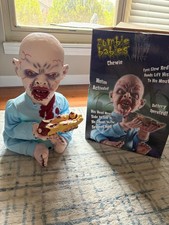 “Snack Time” Zombie Baby Animatronic Retired Morbid Enterprises Spirit Halloween picture
