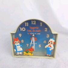 Vintage Raggedy Ann & Andy Talking Alarm Clock Works picture