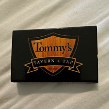 Tommy’s Tavern + Tap Collectible Matchbook/Matchbox Black Est. 2015 picture