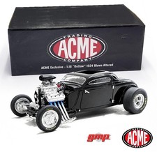 ACME 1/18 1934 Blown Altered Outlaw Hot Rod Rat Rod Model Car picture