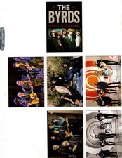 THE BYRDS   CUSTOM TRADING CARD 6 CARDS  SET picture