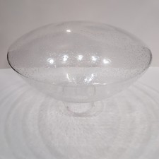 Vintage ART DECO Bubble Glass Ceiling Lamp Globe Dome Bowl MCM 39.5
