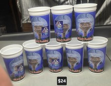 Vintage E.T. Plastic Cups Jell-O Pudding Collaboration 2002 Set of 10 Collector picture