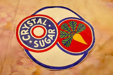 Vintage pre 2000's American Crystal Sugar Company Sugarbeet Large Jacket Patch picture