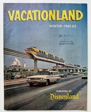 1961 Disneyland VACATIONLAND Magazine MONORAIL Cover Feature Great Photos & Ads picture