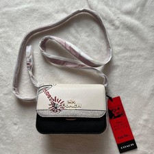 Coach x Keith Haring Shoulder Bag Red Strap Small Crossbody Purse picture