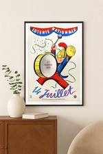 Loterie Nationale 14 Juillet 1939 Vintage Art Poster 2x3 Print picture