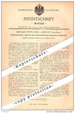 Original patent - Edouard Peyrusson à Limoges, 1895, appareil électrolytique picture