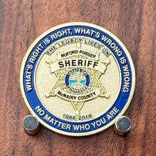 Buford Pusser McNairy County Sheriff Tennessee Challenge Coin W#25 picture