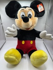 NWT Vintage Mickey Mouse Plush Disneyland Walt Disney World Large Toy 80/90s picture