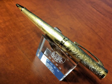 Cross Sauvage 2015 Year Of The Goat 23KT Heavy Gold Plate Ballpoint Pen picture