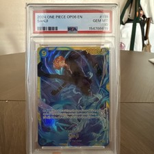 One Piece PSA 10 Sanji 119 OP06 - Wings of the Captain picture