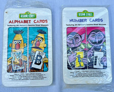 Vintage 1978 Sesame Street Alphabet & Number Cards - NEW SEALED - CTW Jim Henson picture