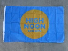 HIGH NOON SUN SIPS VODKA SELTZER BAR MAN CAVE 3x5 Ft Flag Banner . picture