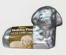 Wilton 1972 Aluminum Sheep Lamb 3-D Baking Cake Mold Chicago 60643 Vintage picture