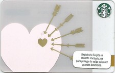 MEXICO Starbucks card * Valentine - Arrows * 2019 picture
